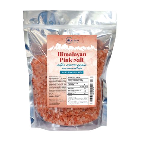 Himalayan Pink Salt, Extra Coarse Grain 2 lb. by Salt 4U