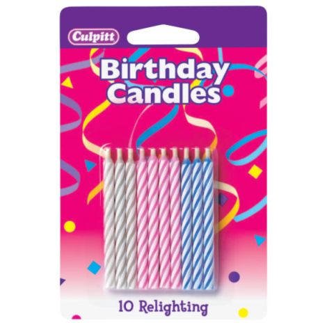 Magic Spiral Birthday Candles