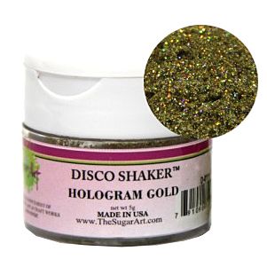 Disco Shaker Hologram Gold, 5 grams