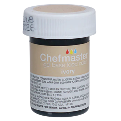 Gel Food Color Ivory - 1 oz