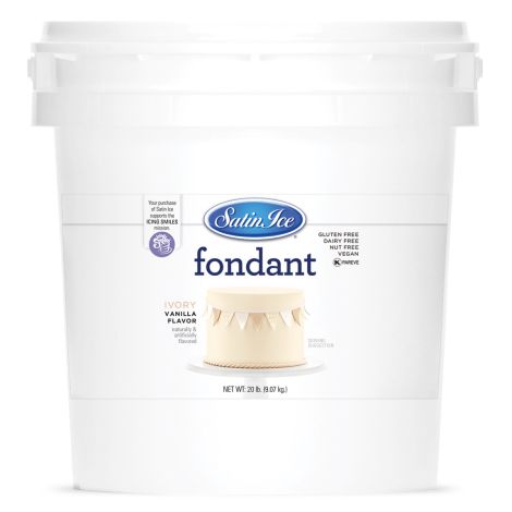 Satin Ice Fondant Ivory 20#