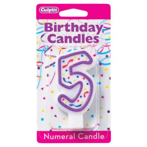 Birthday Candle Number 5