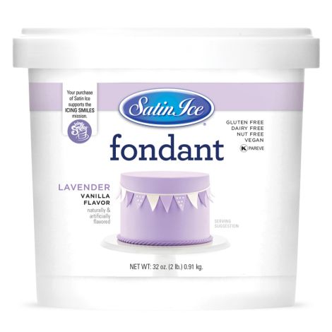 Satin Ice Fondant Lavender 2#