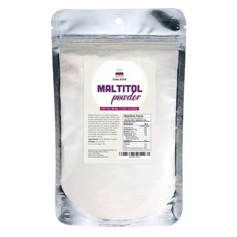 Maltitol Powder 16 oz. by Cake S.O.S