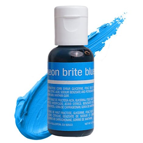 Liqua-Gel Food Neon Brite Blue .70 oz  