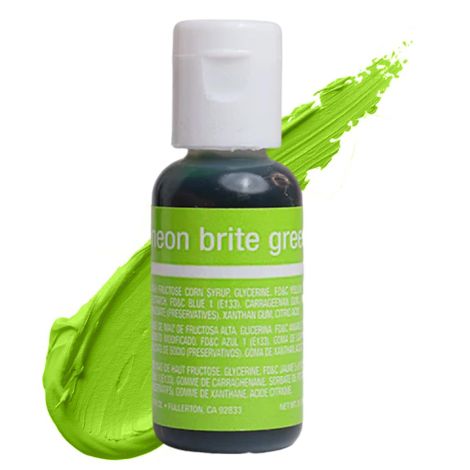 Liqua-Gel Food Neon Brite Green .70 oz  