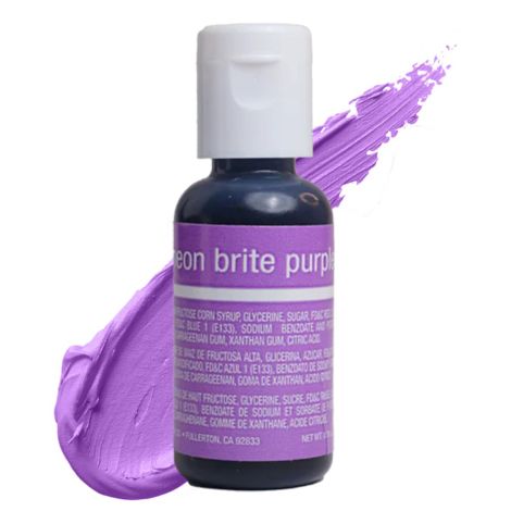 Liqua-Gel Food Neon Brite Purple .70 oz  