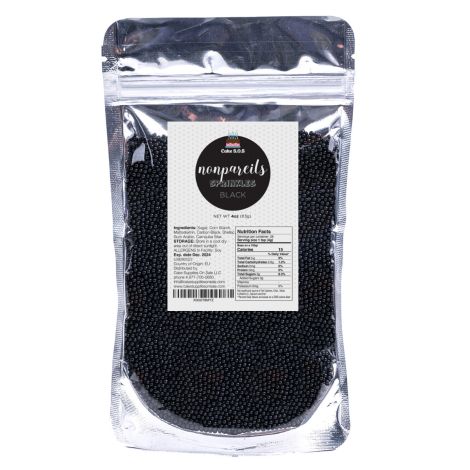 4 oz Non-Pareils - Black