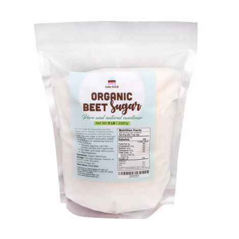 Organic Beet Sugar 5 lb. by Cake S.O.S