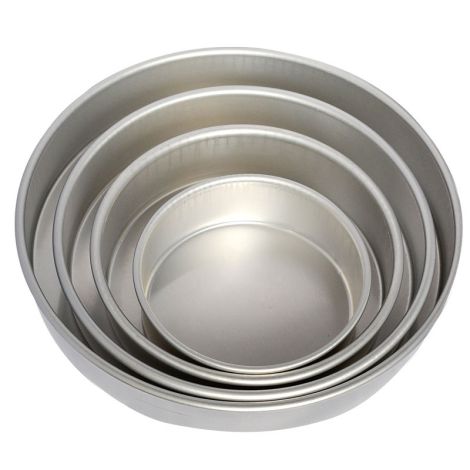 Round Cake Pan Set 5"-7"-9"-11"