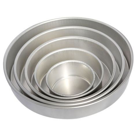 Round Cake Pan Set 4"-6"-8"-10"-12"