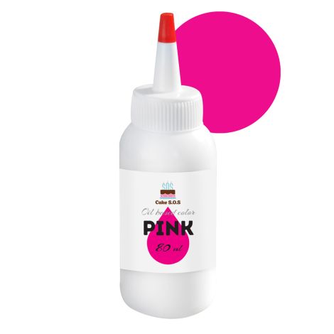 Pink, Oil Based Color 80ml - 2.8oz. 