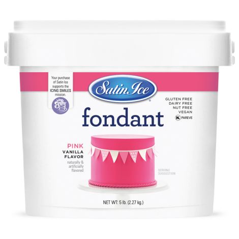 Satin Ice Fondant Pink 5#