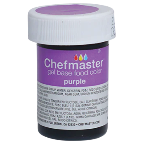 Gel Food Color Purple - 1 oz