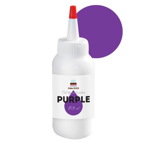 Purple, Oil Based Color 80ml - 2.8oz. 