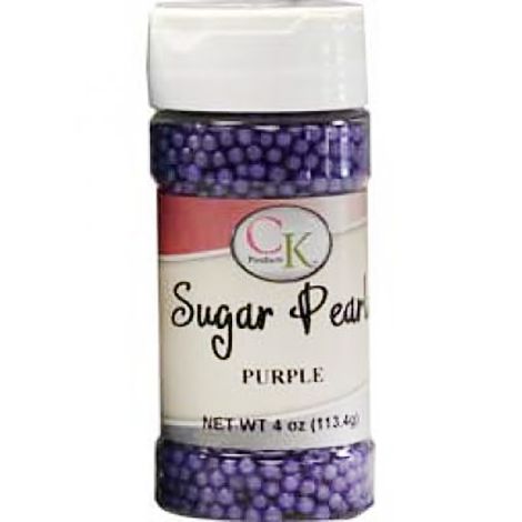 Purple 3-4mm Sugar Pearls 4 OZ