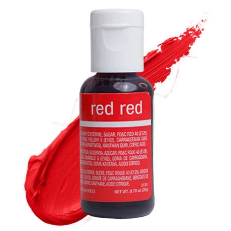 Liqua-Gel Food Color Red Red .70 oz  