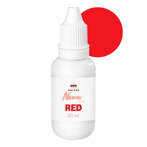 Neon Colors - Red 20 ml. (0.6oz)