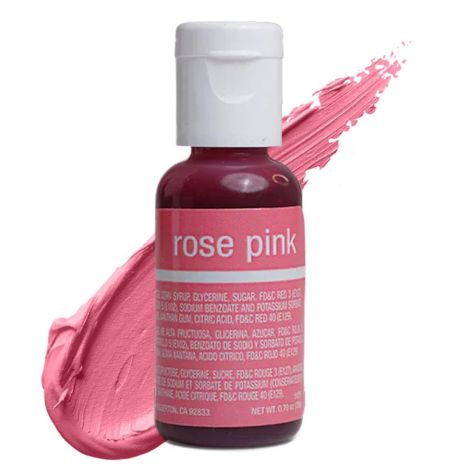 Liqua-Gel Food Color Rose Pink .70 oz  