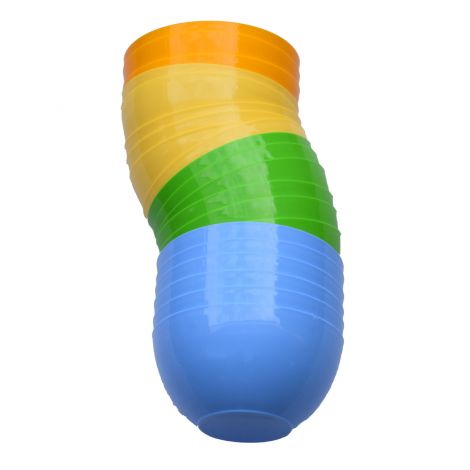 6" Round Plastic Bowl, Set of 4