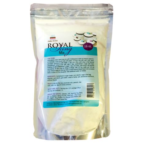 Royal Icing Mix White, 1 pound Bag