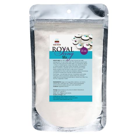 Royal Icing Mix White, 1 pound Bag