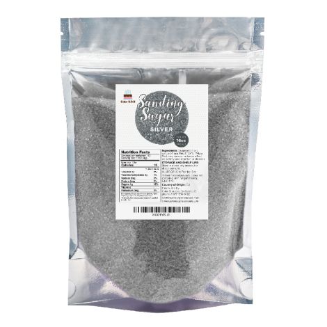 Sanding Sugar Silver 16 oz