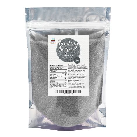 Sanding Sugar Silver, 32 oz