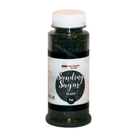 Sanding Sugar Black 7 oz