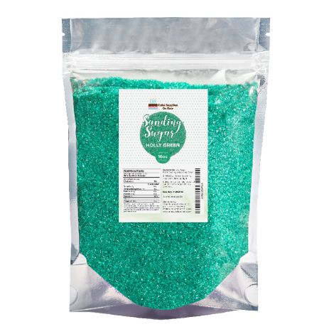 Sanding Sugar Holly Green 16 oz