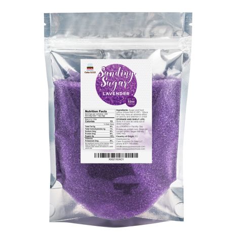 Sanding Sugar Lavender, 32 oz