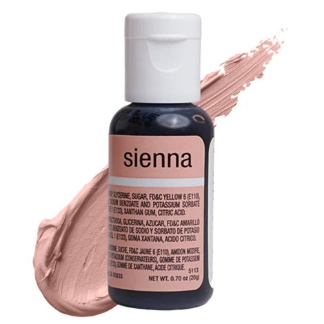 Liqua-Gel Food Color Sienna .70 oz  