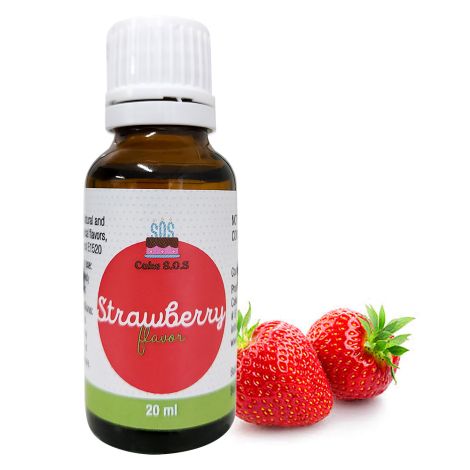 Strawberry Flavor, 0.68 oz (20 ml.)