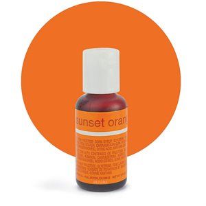 Liqua-Gel Food Color Sunset Orange .70 oz  