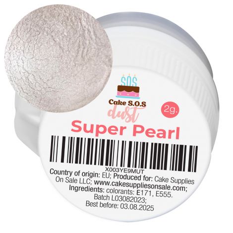 Super Pearl Metallic Luster Dust, 2 grams