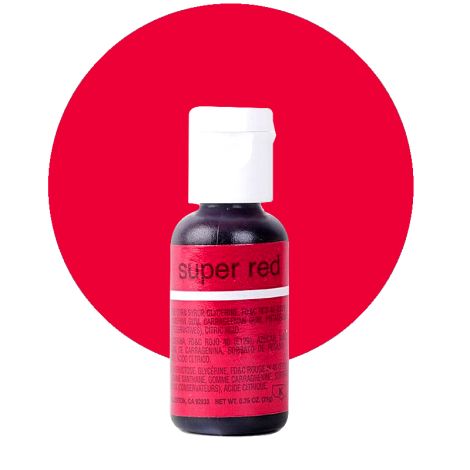 Liqua-Gel Food Color Super Red .70 oz  