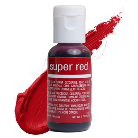 Liqua-Gel Food Color Super Red .70 oz  