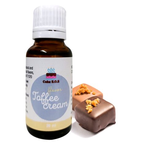 Toffee Cream Flavor, 0.68 oz (20 ml.)