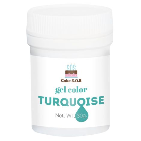 Turquoise Gel Color, 1oz (30 grams)
