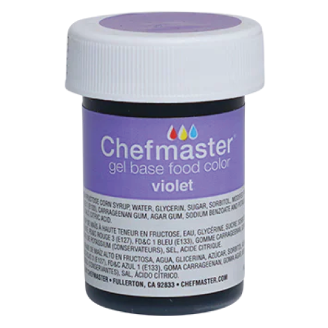 Gel Food Color Violet - 1 oz