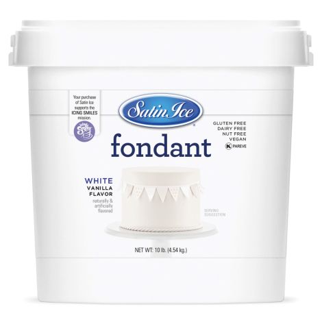 Satin Ice Fondant White/Vanilla 10#