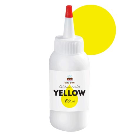 Yellow, Oil Based Color 80ml - 2.8oz. 