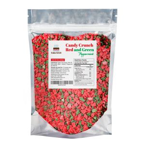 Red and Green Peppermint Candy Crunch, 16 oz.