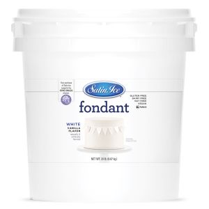 Satin Ice Fondant White 20#