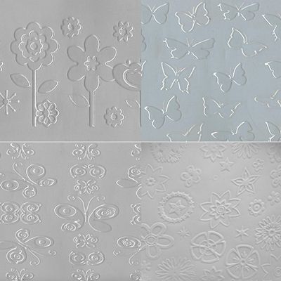 Impression Mat - Butterfly/Flowers (4)