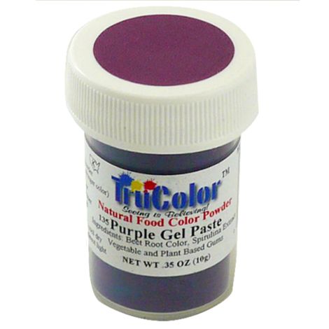 TruColor Natural Regal Purple Gel Paste Powder Color, 9g