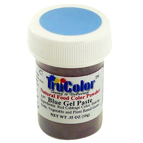 TruColor Natural Blue Gel Paste Powder Color, 10g