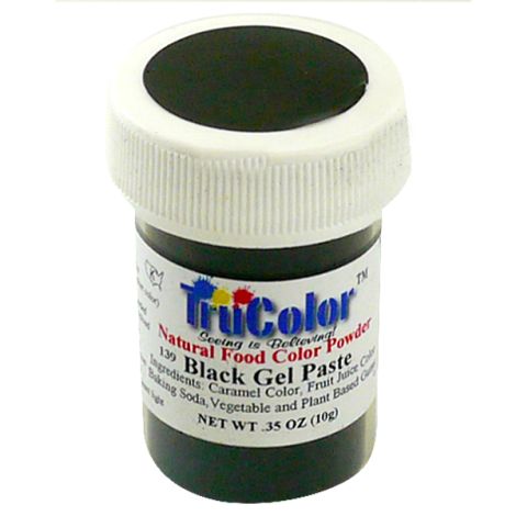 TruColor Natural Black Gel Paste Powder Color, 10g