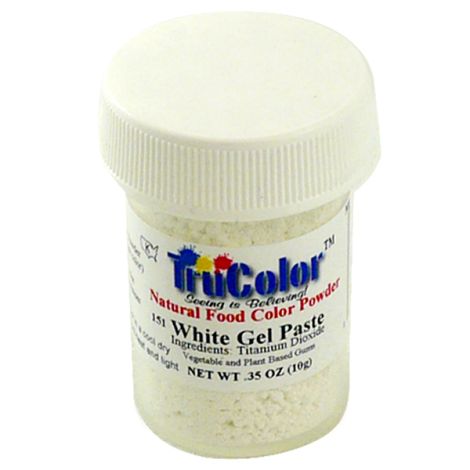 TruColor Natural White Gel Paste Powder Color, 10g