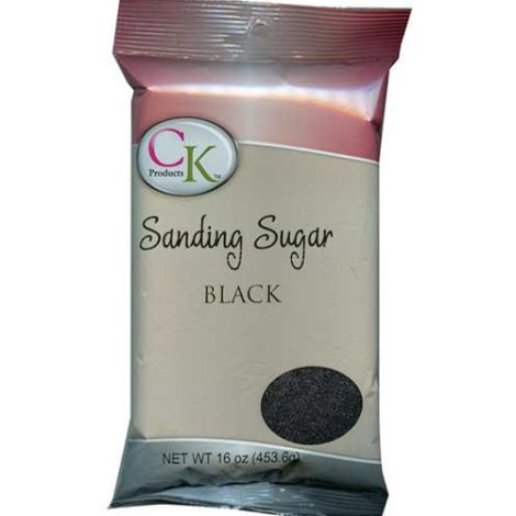16 Oz Sanding Sugar - Black
